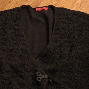 Lo Ri brown wool/acrylic long sleeve top L